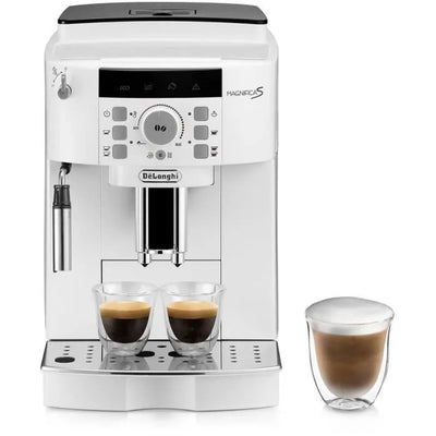 Machine expresso broyeur - De'Longhi - Magnifica S - ECAM22.110.W - 4 recettes - Blanc