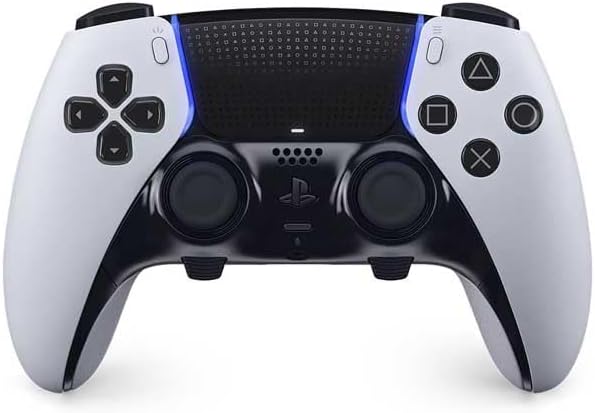 Playstation Sony, Manette 5 DualSense Edge, Sans Fil, Touches Arrière & Joysticks Interchangeables, Gâchettes Réglables, Profils Personnalisables, Compatible PS5/PC, Couleur : Blanche et Noire