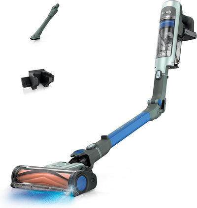 Shark PowerDetect Speed, Aspirateur Balai sans Fil, 60min IA1243FR | Nettoyage en arrière, Filtration anti-allergène HEPA, Jusqu’à 60 min d’autonomie, support mural et suceur plat, Sauge givrée