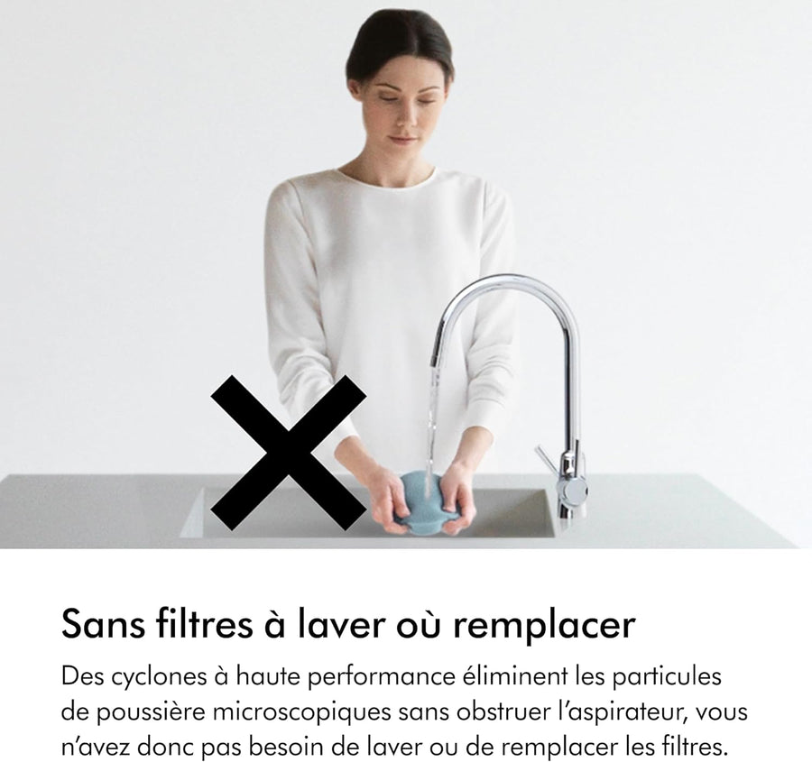 Aspirateur Dyson Cinetic Big Ball Multifloor 2 | Aspiration puissante sur tous les types de sols, récipient spacieux avec vidage hygiénique