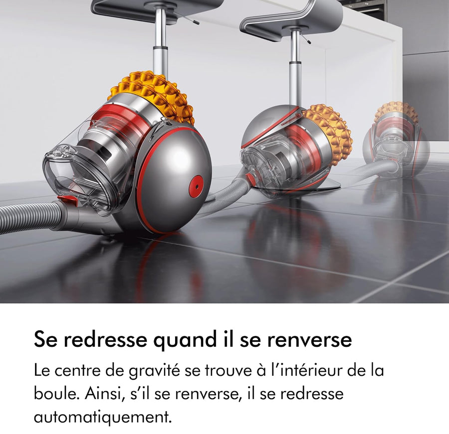 Aspirateur Dyson Cinetic Big Ball Multifloor 2 | Aspiration puissante sur tous les types de sols, récipient spacieux avec vidage hygiénique