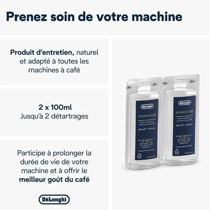 De'Longhi Magnifica Evo ECAM290.22.B – Machine expresso broyeur automatique 4 recettes, Noir + Pack 6 accessoires inclus