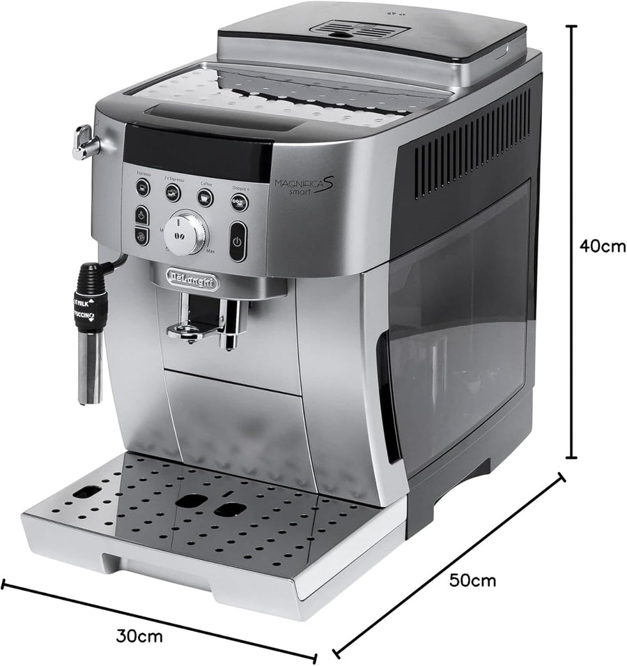 De'Longhi Magnifica S Smart ECAM250.31.SB, Machine à Café Automatique avec Mousseur à Lait