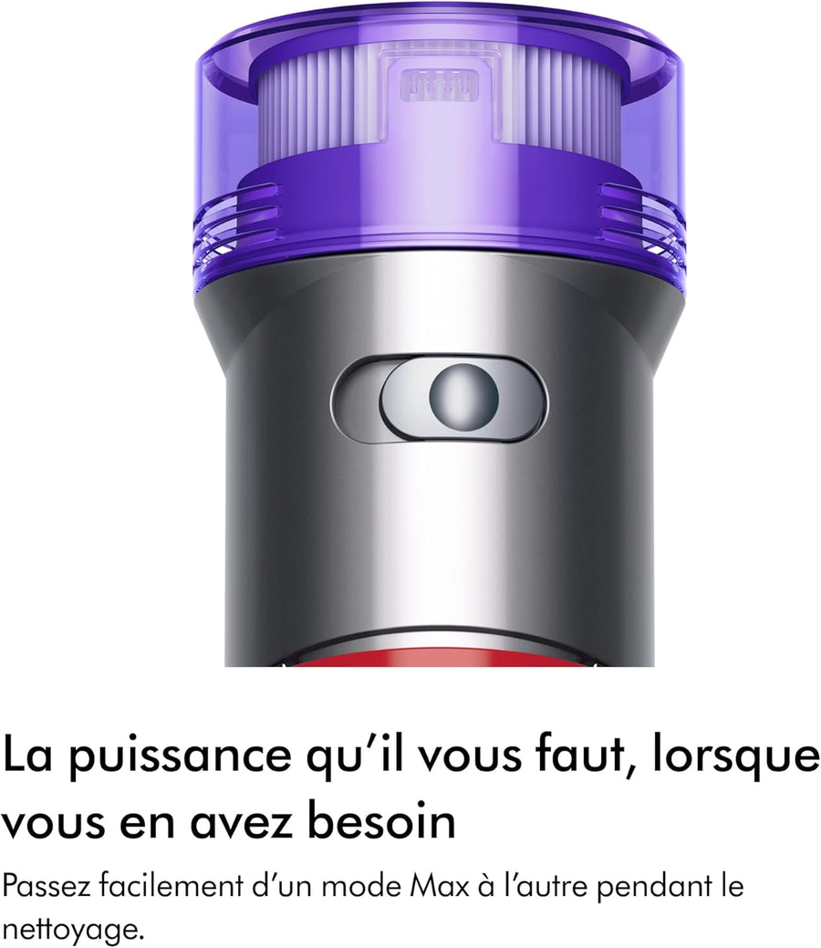 Dyson V8 Advanced Aspirateur sans Fil, 130 AW, Jusqu’à 40 Min d’autonomie, Brosse Motorbar Anti-enchevêtrement