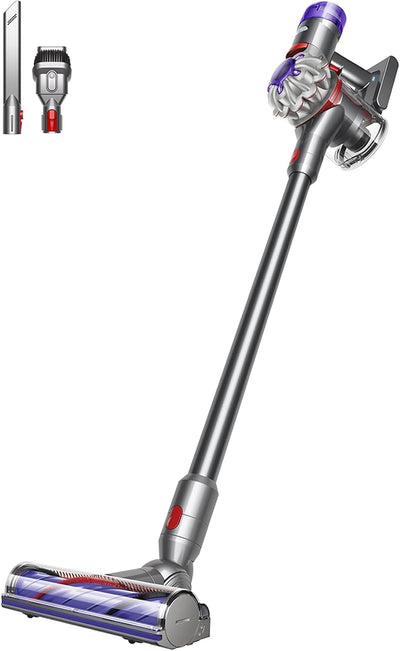 Dyson V8 Advanced Aspirateur sans Fil, 130 AW, Jusqu’à 40 Min d’autonomie, Brosse Motorbar Anti-enchevêtrement