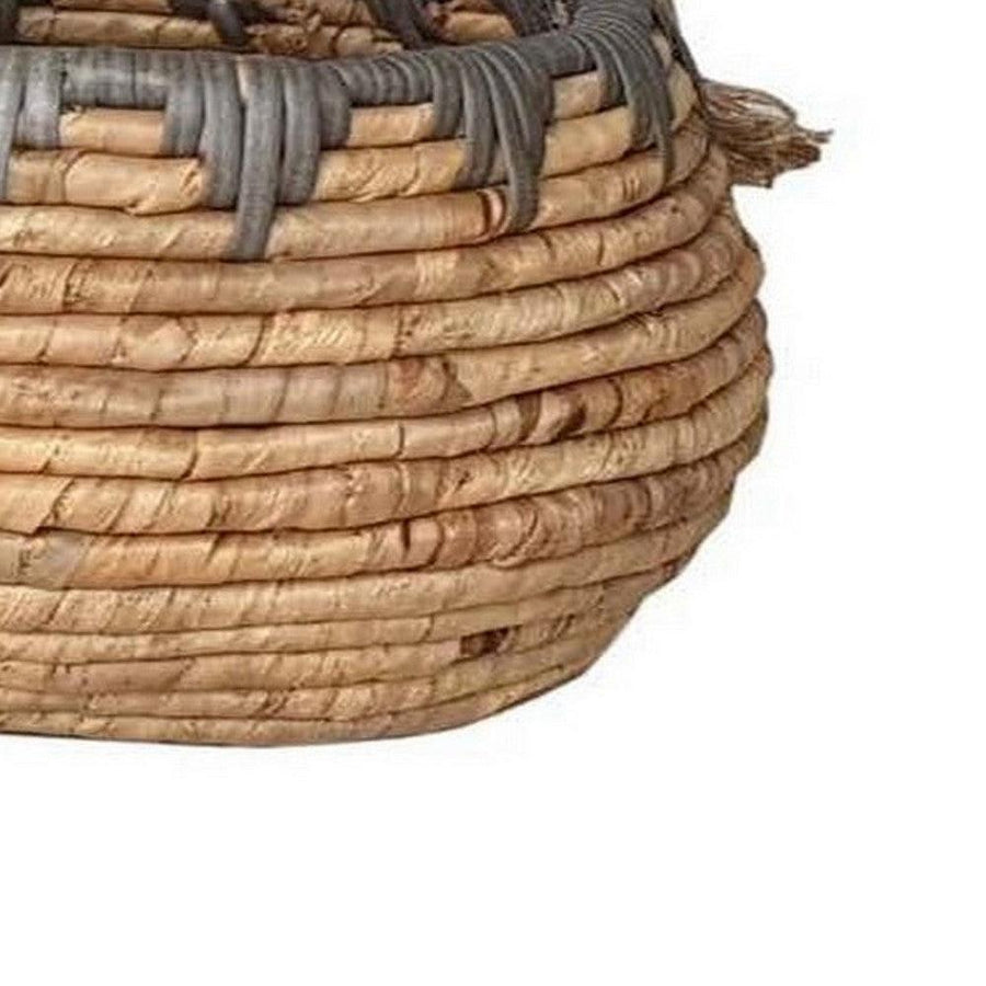 Lyna 18-Inch Contemporary Decorative Metal Baskets, Set of Three, in Gold by Casagear Home