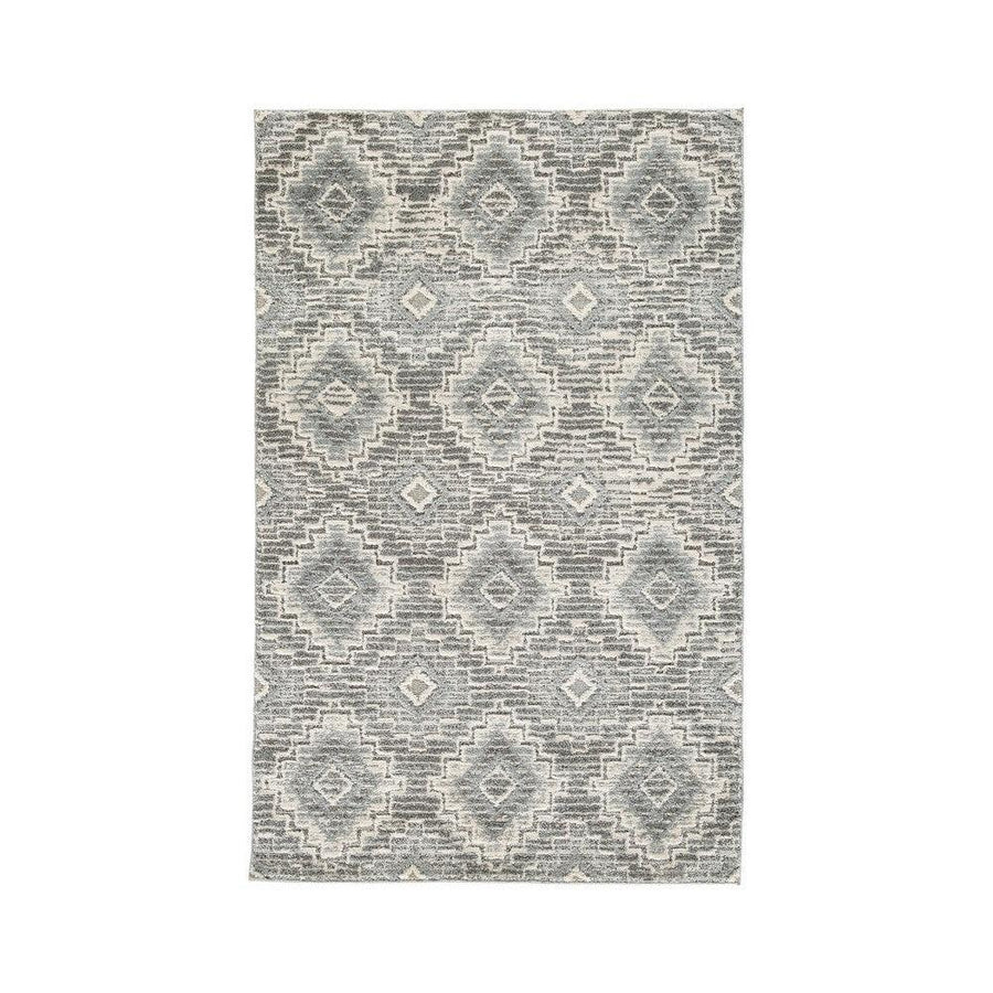 Ashley Hiy Medium 5 x 7 Area Rug, Persian-Inspired Pattern, Blue