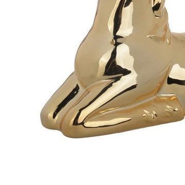Lily 9-Inch Faux Coral Decorative Figurine, White Polyresin Tabletop Sculpture by Casagear Home