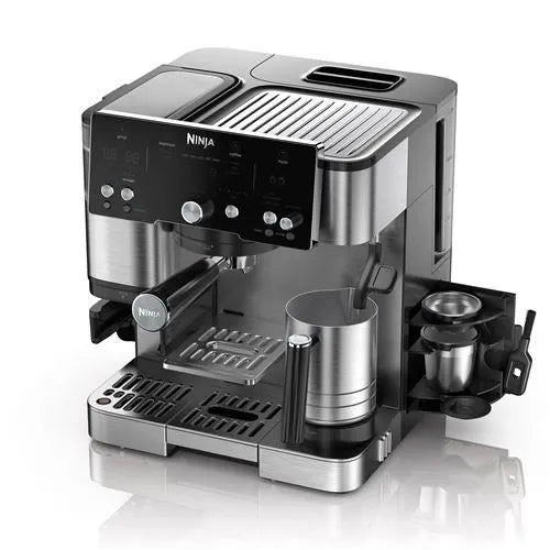 Machine à café 2-en-1 - NINJA LUXE™ - Café Essential Series - ES501EU - 1650 W - 9/11 bars - 250 gr - Noir / Inox