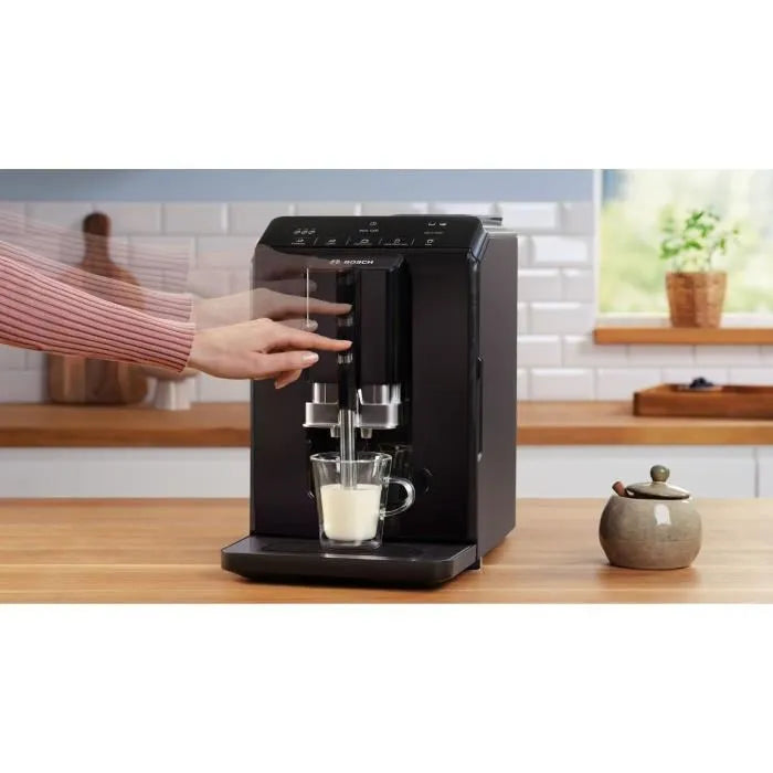 Machine à café broyeur expresso Verocup - BOSCH - TIE20119 Serie 2 - 1300 W - 250 g de grains - 1,4 L - Noir