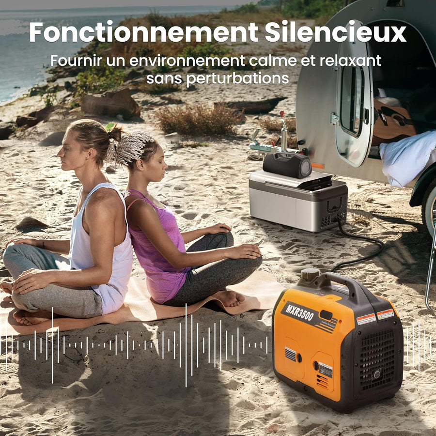 maXpeedingrods 3300W Gasoline Inverter Electrogene Unit with USB Sockets