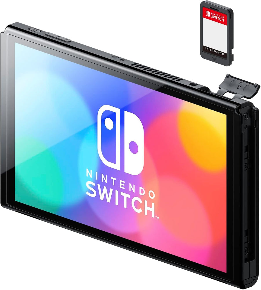 Nintendo Console Nintendo Switch (Modèle OLED) avec Manettes Joy-Con Bleu Néon/Rouge Néon