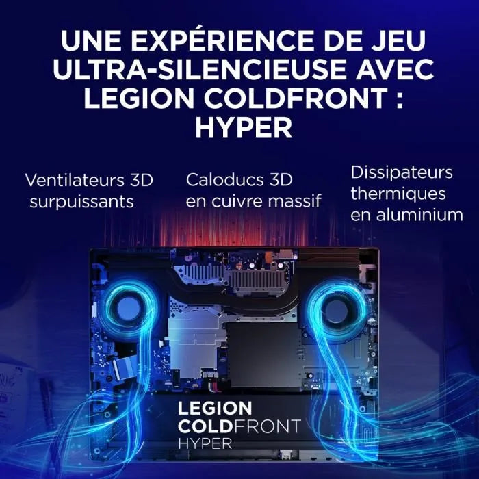PC portable Gamer LENOVO Legion 5 15IRX10 | Sans Windows - 15,3" 165Hz - Core i7-13650HX - RTX 5070 115W - 32 Go - 512 Go + Sac