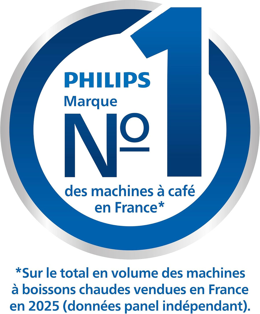 PHILIPS machine à café grain boissons mousseur à lait Noir Expresso broyeur