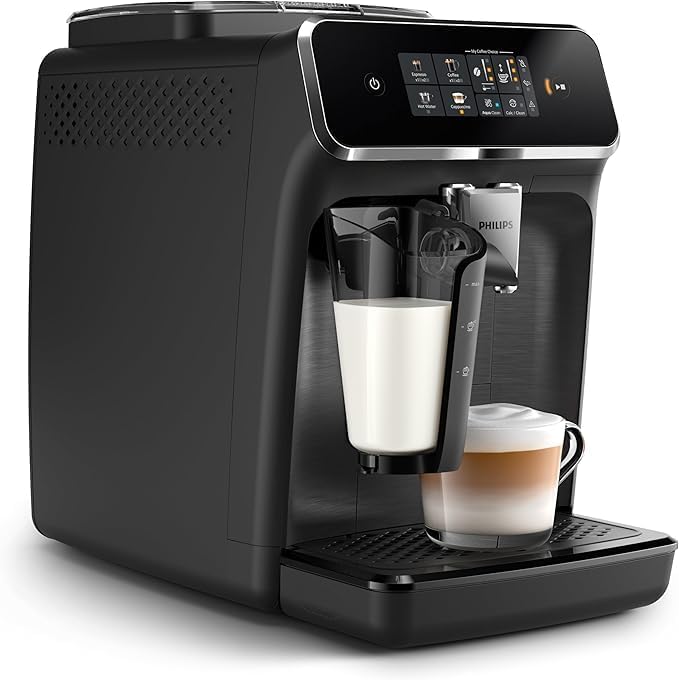 PHILIPS machine à café grain boissons Expresso broyeur avec écran tactile Broyeur 100% céramique App HomeID