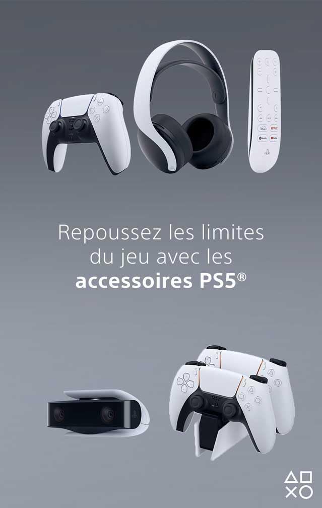 Sony, Manette PlayStation 5 Officielle DualSense, Sans Fil, avec Retour Haptique & Gâchettes Adaptatives, Micro Intégré, Batterie Rechargeable, Compatible PS5/PC, Couleur : Midnight Black