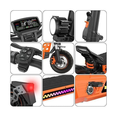 Trottinette Electrique TUNO NT3 1000W Avec APP Vitesse Max. 45km/h Autonomie 35-45km 48V13Ah Pneus 10 Pouces 4 Modes Pliable