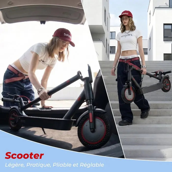 Trottinette électrique iScooter I9Max-10''-500W-36 V10 Ah-3 vitesses-Vitesse maximale 35 km/h- Autonomie 40 km-Pliable-App-Urbain