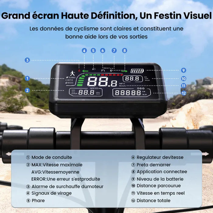 Trottinette Électrique Pliable 10'' AGILERIDE AS-P1, Autonomie 35-45km Trottinette, Batterie 48V 14Ah, Moteur 1000W Scooter