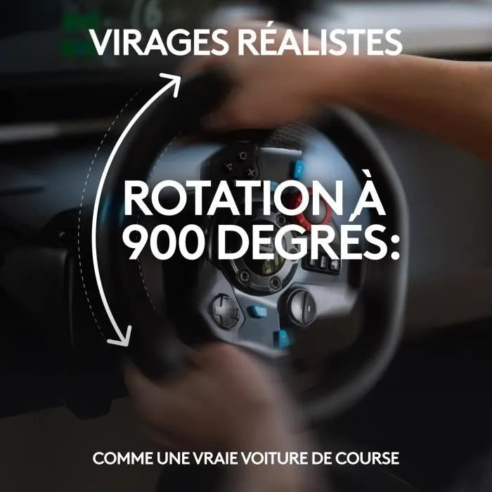 Volant de course et pédales G29 - Logitech G - Compatible PS5, PS4 et PC