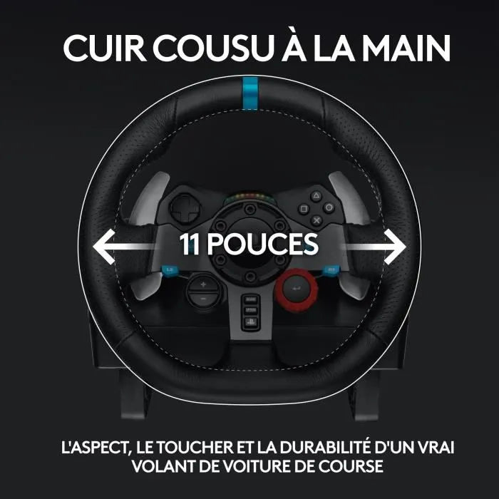Volant de course et pédales G29 - Logitech G - Compatible PS5, PS4 et PC