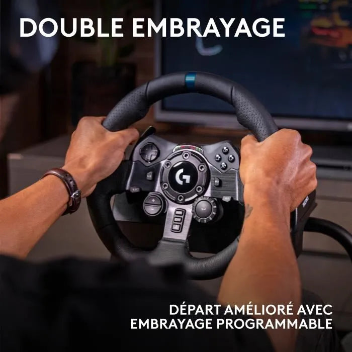 Volant de course et pédales G923 - Logitech G - Compatible PS5, PS4 et PC